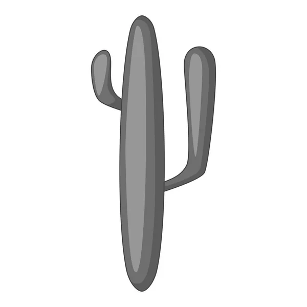 Icône cactus monochrome — Image vectorielle