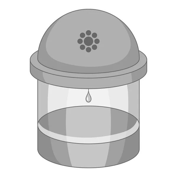 Wasserfilter-Symbol monochrom — Stockvektor