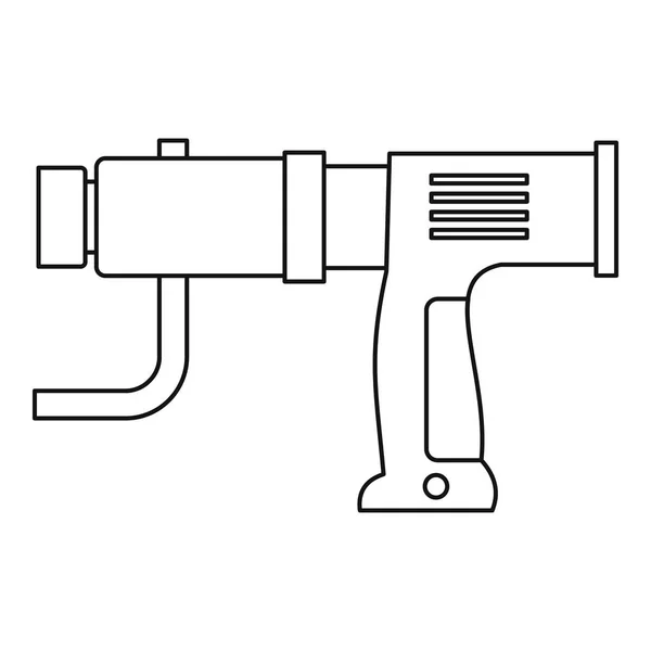 Perceuse à main icône contour — Image vectorielle