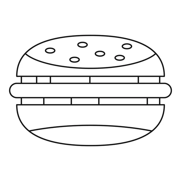 Esboço do ícone do hambúrguer —  Vetores de Stock