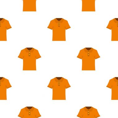Turuncu erkek polo gömlek desen sorunsuz