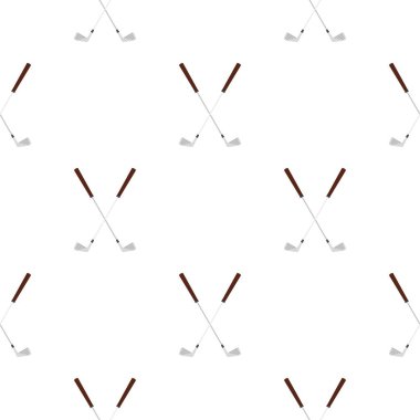 Çapraz golf kulüpleri desen sorunsuz