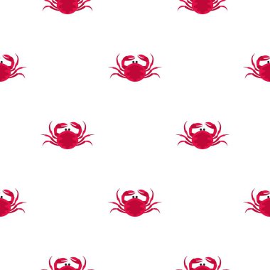 Büyük pembe Yengeç desen sorunsuz