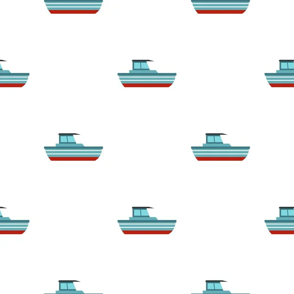 Голубой узор моторной лодки без колючей проволоки — стоковый вектор