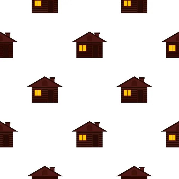 Modello di casa senza soluzione di continuità — Vettoriale Stock