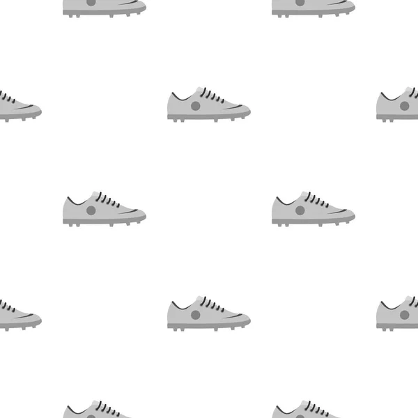 灰色足球鞋型无缝 — 图库矢量图片