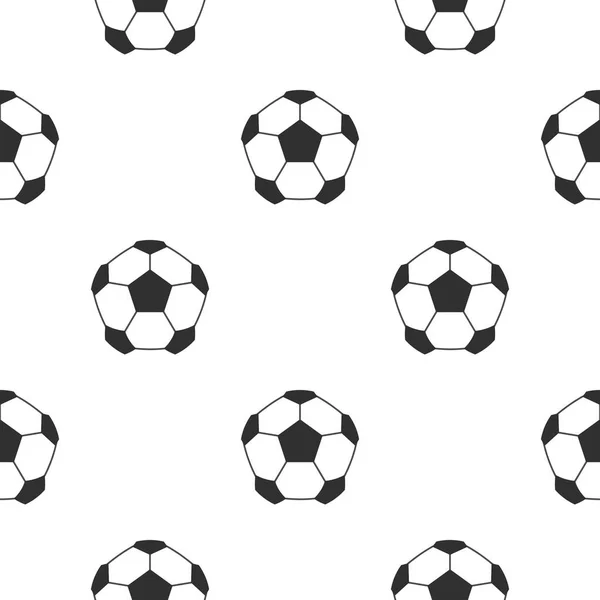 Lederen Voetbal bal patroon naadloos — Stockvector