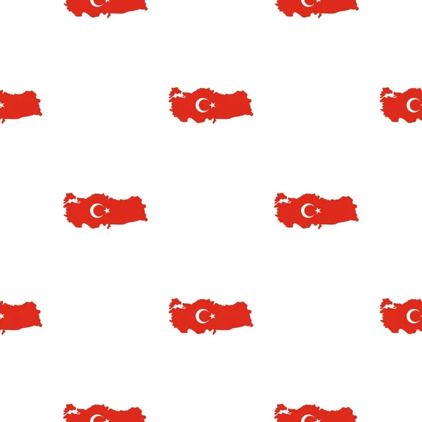 Turquia mapa padrão sem costura — Vetor de Stock