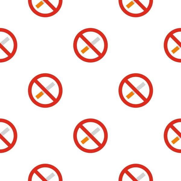 Aucun modèle de tabagisme sans couture — Image vectorielle
