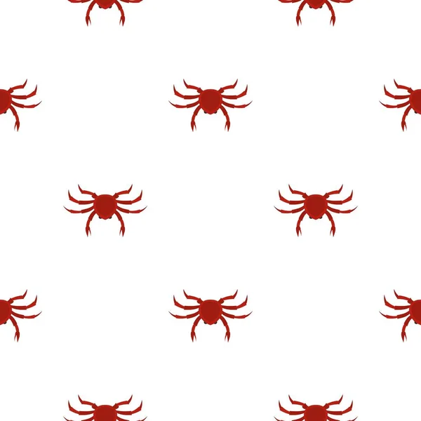 Modèle de crabe sans couture — Image vectorielle