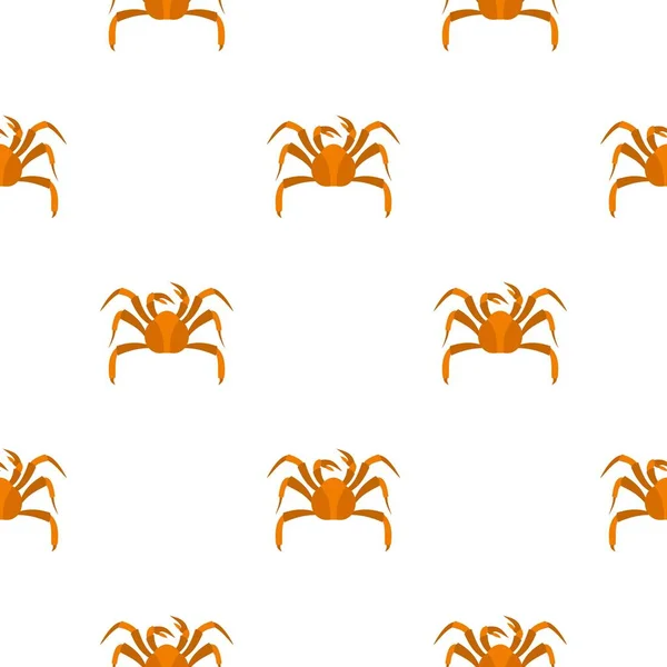 Grand motif de crabe sans couture — Image vectorielle