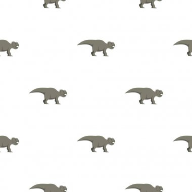 Gri ceratops dinozor desen sorunsuz