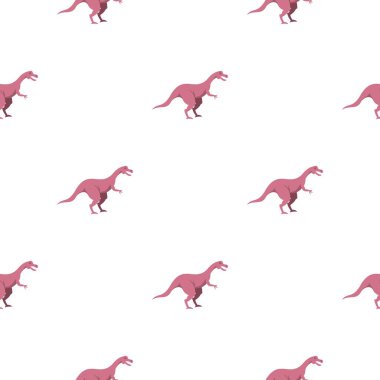Pembe hypsilophodon dinozor desen sorunsuz
