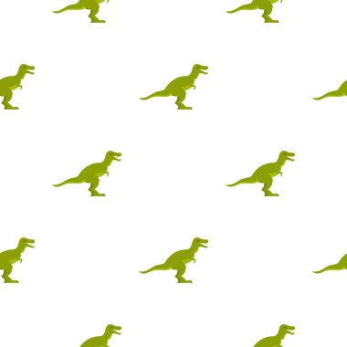 Yeşil theropod dinozor desen sorunsuz