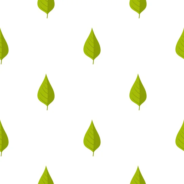 Maçã árvore verde folha padrão sem costura — Vetor de Stock