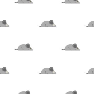 Gri fare desen sorunsuz