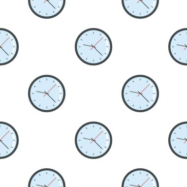 Yuvarlak analog saat yüz model sorunsuz