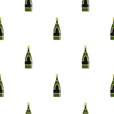 Şampanya şişesi desen sorunsuz