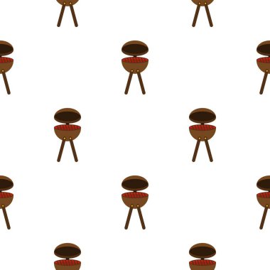 Barbekü partisi ızgara desen sorunsuz