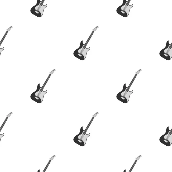 Akustisk gitarr mönster sömlösa — Stock vektor