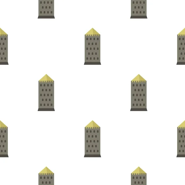 Toren patroon naadloos — Stockvector