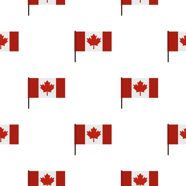 Канадський прапор візерунок безшовні — стоковий вектор