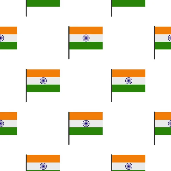 Indian flag pattern seamless — Stock Vector