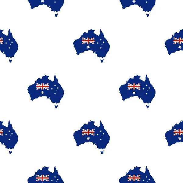 シームレスなオーストラリアのパターン — ストックベクタ