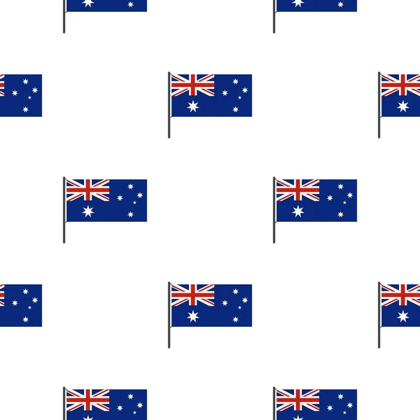澳大利亚国旗图案无缝 — 图库矢量图片