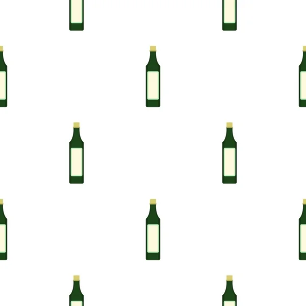 Patrón de botella de vinagre sin costura — Vector de stock