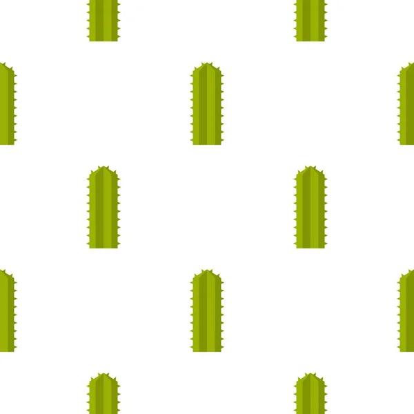 Cereus Candicans zelený kaktus vzor bezešvé — Stockový vektor