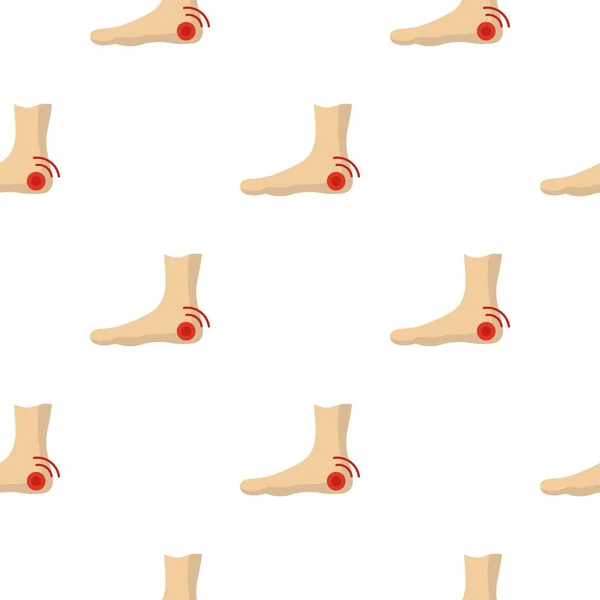 Foot heel pattern seamless — Stock Vector