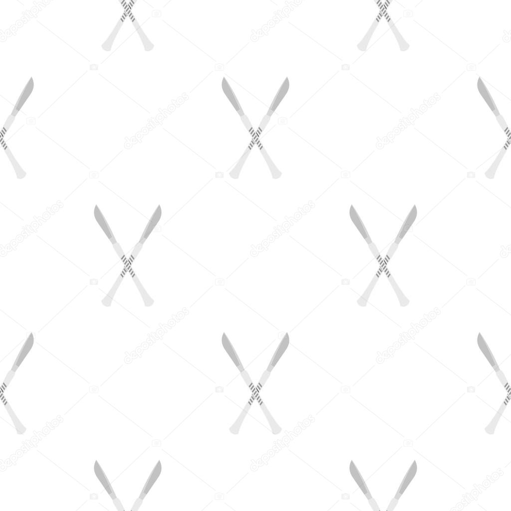 Crossed scalpels pattern seamless
