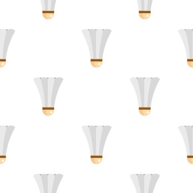 Badminton desen düz oynamak için raketle