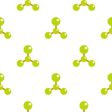 Yeşil molekül yapısı dna desen düz