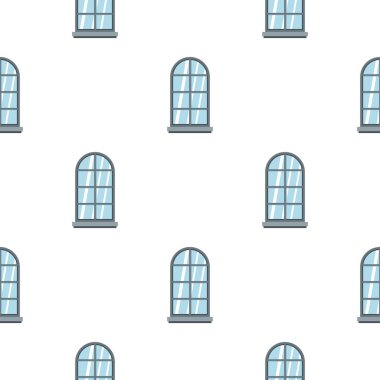 Pencere desen düz gri kemerli