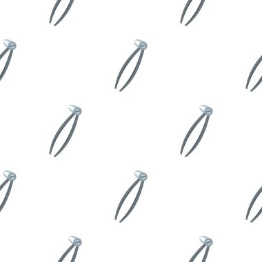 Çene kemiğinde yirmilik diş dişçi forseps desen