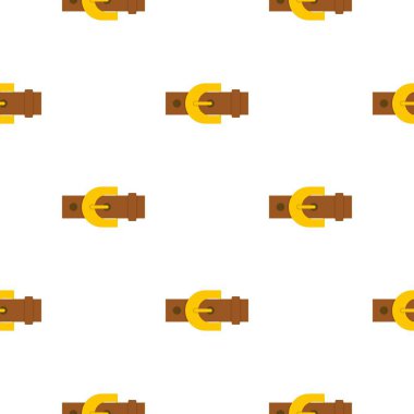 Kahverengi zarif deri pantolon kemer desen düz