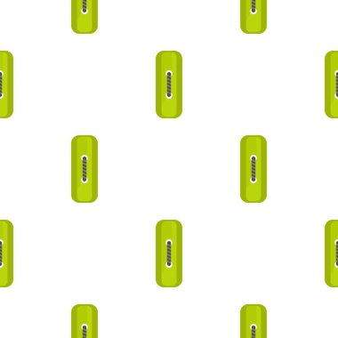 Yeşil dikdörtgen dikiş düğme desen düz