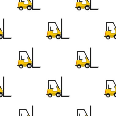 Sarı Yığıcı yükleyici desen düz