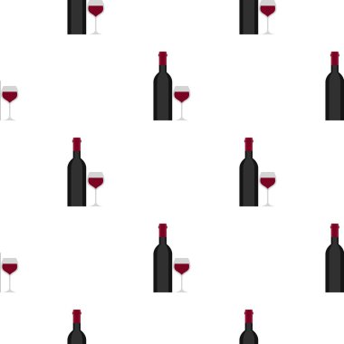 Şişe ve cam desen düz