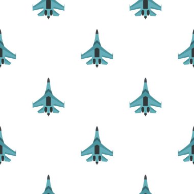Hızlı askeri uçak desen düz