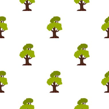 Büyük ağaç desen düz