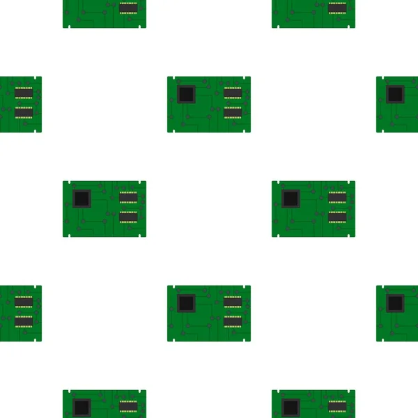 Elektronisch bestuur patroon flat — Stockvector