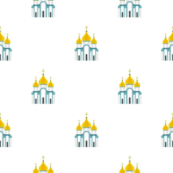 Orthodox church pattern flat — Stock Vector