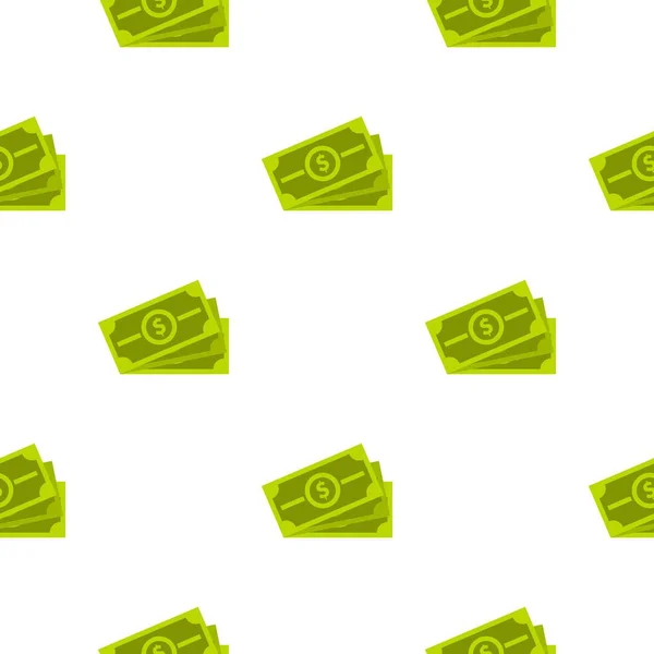 Cash patroon flat — Stockvector