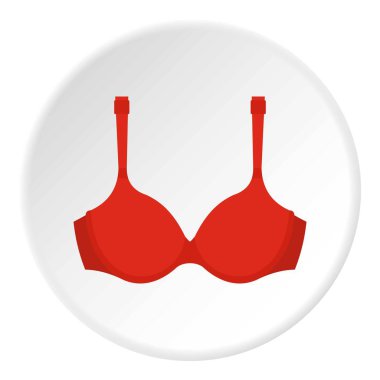 Kırmızı sutyen simgesini daire