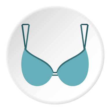 Mavi sütyen simgesini daire