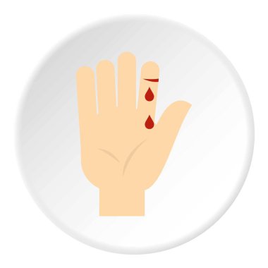 İnsan başparmak simgesini daire kanama