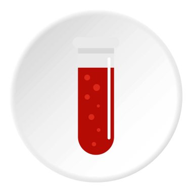 Kan testi simgesini daire